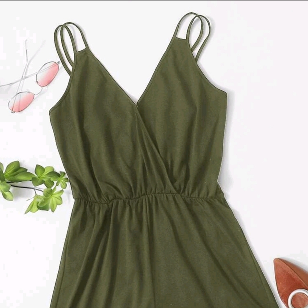 Green romper size large